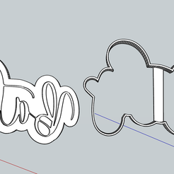 baby.png Baby cookie cutter embossed