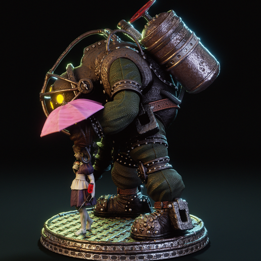 Captura-de-tela-2026-03-31-080211.png Big Daddy and Little Sister 3D Print