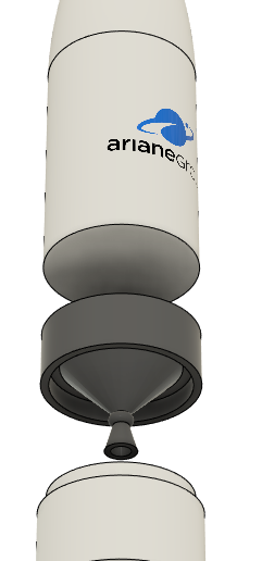 🚀 Ariane 5 - Removable modules・ 3D File for ・Cults