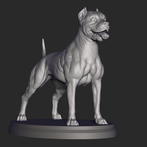 ♀️ Pitbull Female・ STL File for 3D printing・Cults