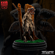 4.png Demogorgon with Hawkins Forest Diorama - 3D Printing