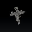 werf5s461sdx32f4eswrtf.jpg Gun Mini Uzi Anhänger mit Ornamenten 3D-Druck Modell