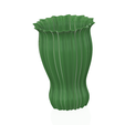 vase-pot-77 v1-03.png vase cup pot jug vessel spring forest v77 for 3d-print or cnc
