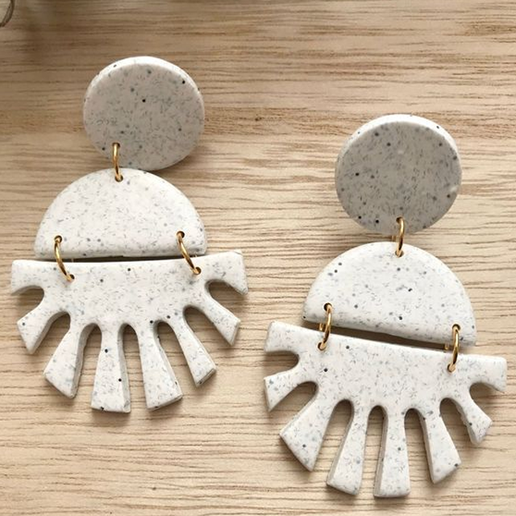 POLYMER CLAY CUTTER MODERN PENDANT 3D model