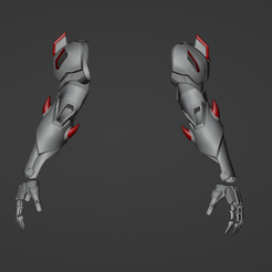 Screenshot_000153.png 3D file Genji Oni Skin only Arm from Overwatch・3D printable model to download