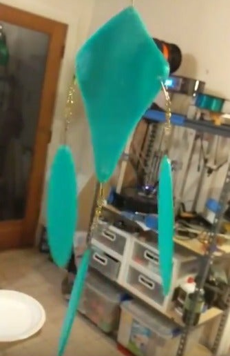 3D Printable 'live fish' Salmon Flasher system - 3D model önizlemesi