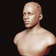 03.jpg Kendrick Lamar Bust 3D print model