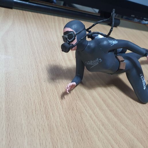 skin scuba 2 3D print model 3D model