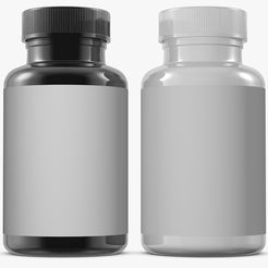Vitamin-Bottle1.jpg 3D-Datei Vitaminflasche・3D-druckbares Modell zum herunterladen