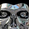 T 13.jpeg Terminator T-800 Skull Bust 3D Print Stl Model Diorama 3D print model