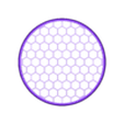 Hexagon_Pattern_Coaster.STL The Hexagonal Patterned Coaster