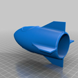 9897a1ffc0ff23de6ec715b7a6ad6923.png Free STL file Rocket _ Secret Container (no support)・Model to download and 3D print