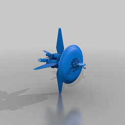Earth_force_1_cel.png Free STL file EA - Earthforce One・Object to download and to 3D print