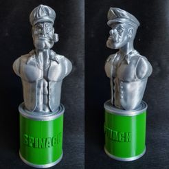 IMG_20190419_220534_436.jpg Download free STL file Popeye The Sailor Man • 3D printing model, SADDEXdesign