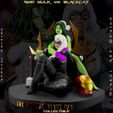 SNB-18.jpg She Hulk and Black Cat - Collectible - Rare Model