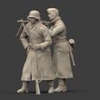 1.2332.jpg German Soldiers in a coat with mg 38 and 98k mauser rifel