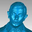 Mr Bean head bust view1.JPG Mr Bean Bust 3D Scan