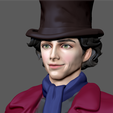 12.png WILLY WONKA timothee chalamet CHARACTER 3D PRINT