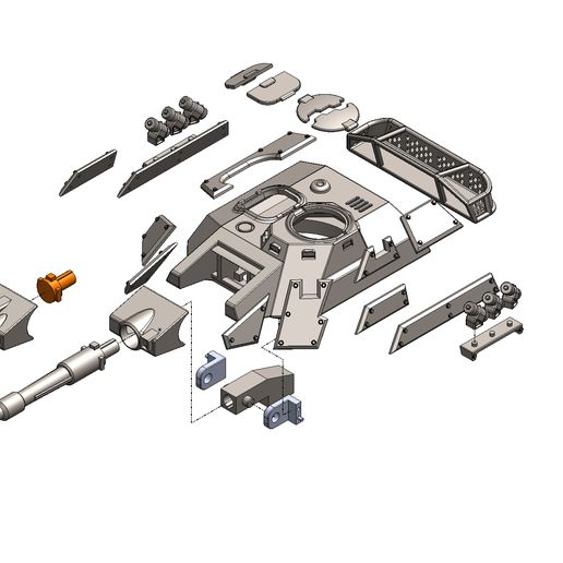 🆕 New Turret for Predator / Rhino WH 40 k・ STL File for ・Cults