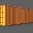 40ft.jpg 40ft container ship model cargo model making