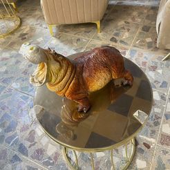 5.jpg Free STL file hippopotamus・Design to download and 3D print