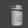 cant3.jpg GIRLS UND PANZER "ANTEATER" TANK LOGO CUP AND LID