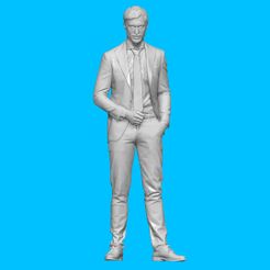 DOWNSIZEMINIS_man_stand01.jpg MAN STANDING FOR DIORAMA PEOPLE CHARACTER