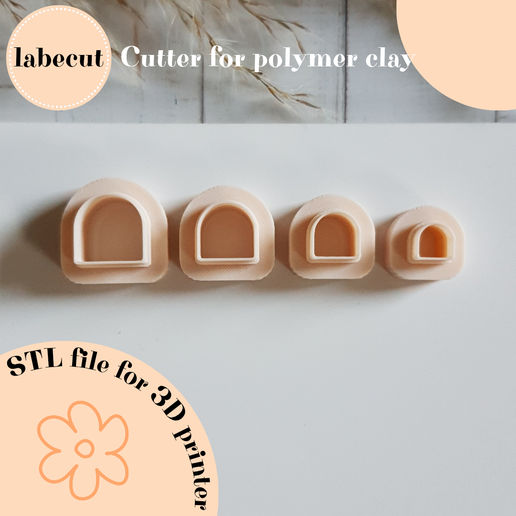 Mini arch polymer clay cutter