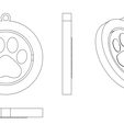 planol.png Mobile keychain dog print