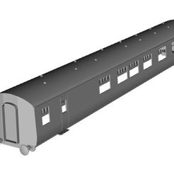 🚂 SR (IOW) D197(d226) 4 compartment brake third coach no