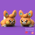 Scrazyone 3D Print Models POKEMON - PAWMI PACK