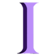 I.stl Letras y Números ASSASSINS CREED | Logo
