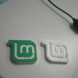 SSPX5478.jpg Linux Mint Logo - Keychain