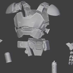 untitled4.png 3D file Blackwatch Reyes armor from OverWatch・3D print design to download