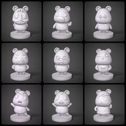 BeFunky-collage-1.jpg Fichier 3D Animal crossing - Collection complète de hamster (9)・Objet pour imprimante 3D à télécharger