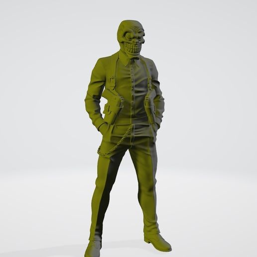 The Mask 3D STL FREE  - THE MASK ANIMATED 3D PRINT - COMIC