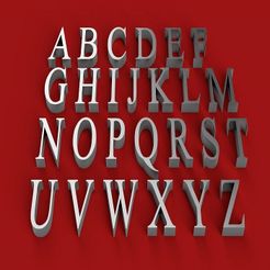 RENDER.jpg Archivo 3D ISKOOLA fuente mayúsculas letras 3D archivo STL・Idea de impresión 3D para descargar