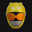 4.png Helmet power ranger beast morpher Yellow, Yellow