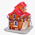 portada.jpg MAISON 6 HOUSE HOME CHILD CHILDREN'S PRESCHOOL TOY 3D MODEL KIDS TOWN KID Cartoon Building 5