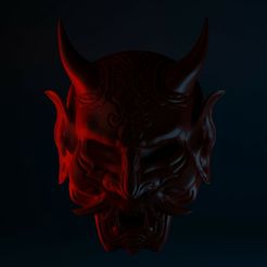 1.jpg Hannya wall mask decoration