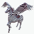 portada3.png PEGASUS PEGASUS FLYING ZEBRA - DOWNLOAD HORSE 3d model - animated for blender-fbx-unity-maya-unreal-c4d-3ds max - 3D printing PEGASUS ZEBRA HORSE, Animal creature, People