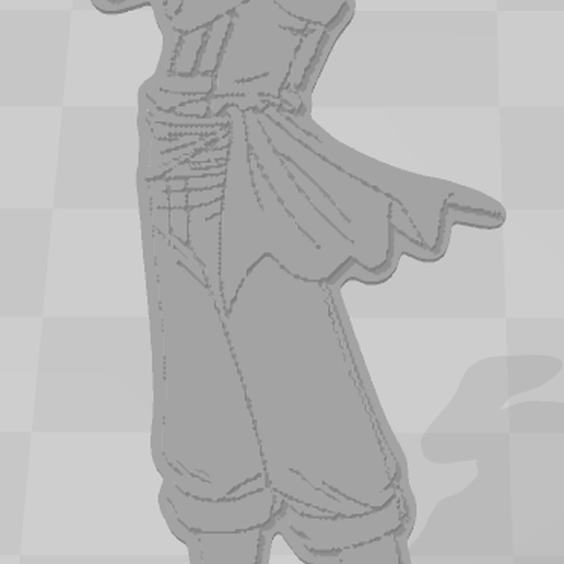 usop key ring 3D model