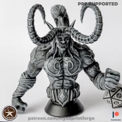 a iE a ° a Archivo 3D Cazador de demonios BUST・Objeto para impresora 3D para descargar