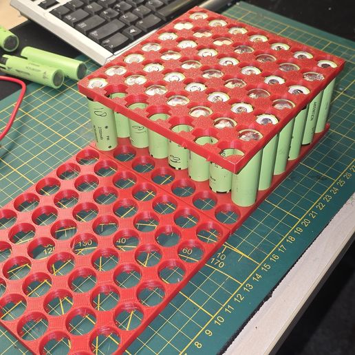 16850 14s7 tray accu pack tray 52v 48v - 3D model önizlemesi