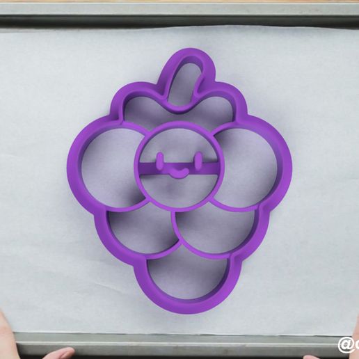 Forms for cookies and gingerbread Grape 3D model