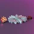 render_3.png Vela floral Daisy 01