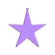 Simple Star Ornament.stl Simple Star Ornament