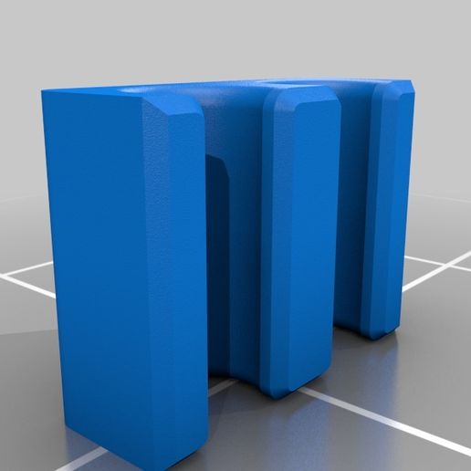 Parametric Earbud Sliding Clip 3D model