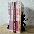 03.png Digital 3D print model - "Portal" bookend (commercial license, STL download)