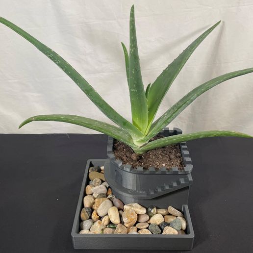 Castle Planter by MAAK - Desk or Outdoors! - 3D model önizlemesi